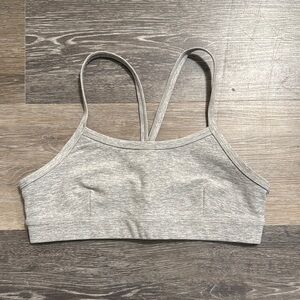 Alo Alosoft Gratitude Bra in Athletic Heather Grey